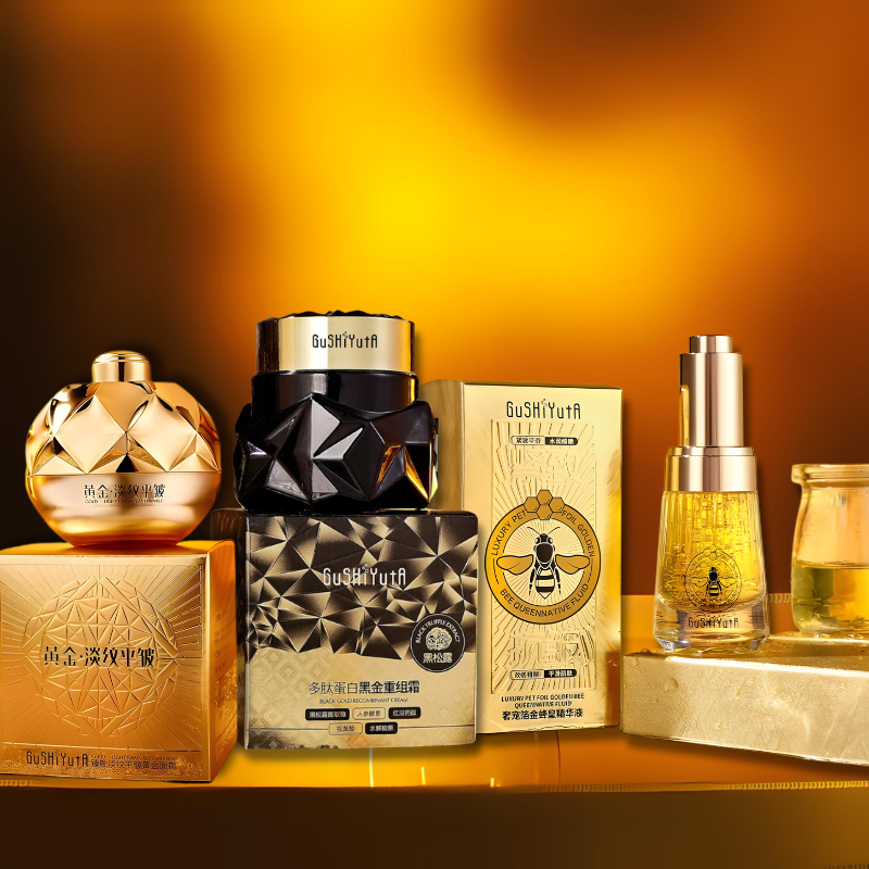 Combo 3 Cremes: Antirrugas + Anti-Idade + Reestruturante