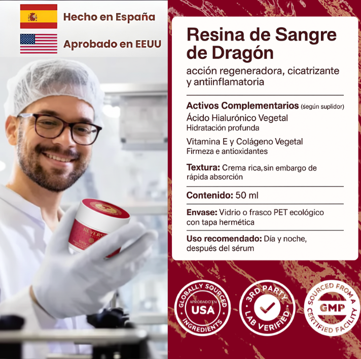 Crema Facial Regeneradora con Sangre de Dragón