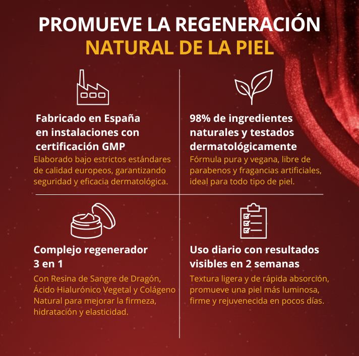 Creme de Hidratação e Regeneração Sangue de Dragão